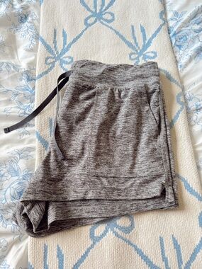 Women’s Gray Athletic Drawstring Shorts • Size S